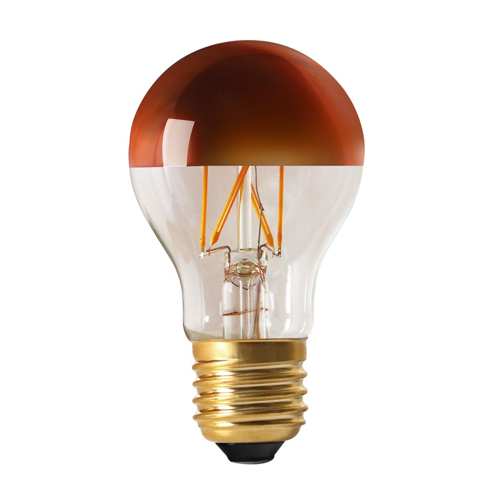 Bronze Cap GLS with LED Filament (6w, E27, 2700k, Dimmable) GIRARD SUDRON | Balcan Lighting Supplies