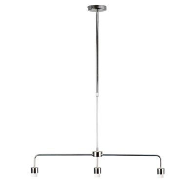 Huckleberry 3 Way Rise and Fall Over Table Ceiling Light (Chrome, 3 x ES/E27, 40w) MINISUN | Balcan Lighting Supplies