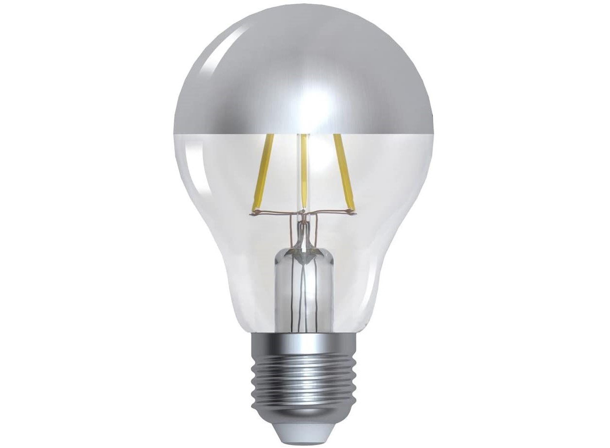 Silver Cap GLS with LED Filament (6w, E27, 2700k, Dimmable) GIRARD SUDRON | Balcan Lighting Supplies