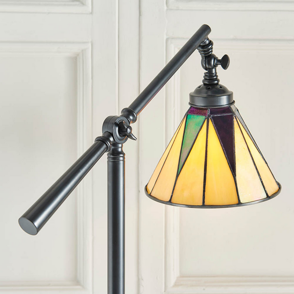 Dark Star Floor Task Lamp with Shade Art Deco - TIFFANY - Image 6