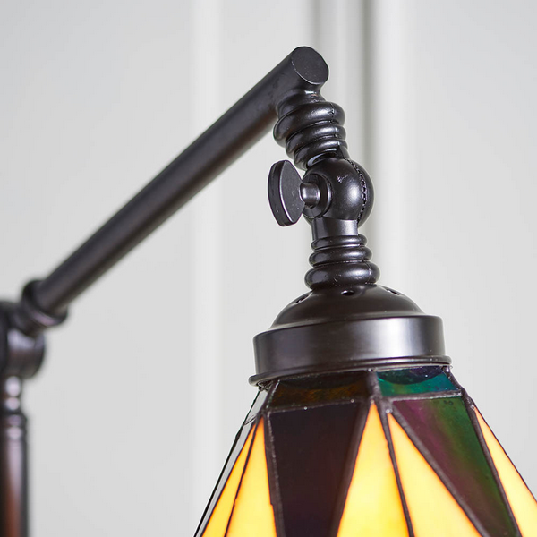 Dark Star Floor Task Lamp with Shade Art Deco - TIFFANY - Image 5