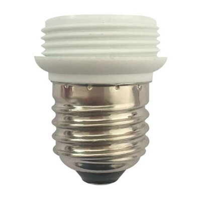 Lampholder Adapter (E27 to E14 M31.5, White) GIRARD SUDRON | Balcan Lighting Supplies