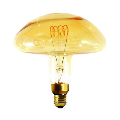 LED Filament Mushroom Bulb (4w, 2000k, ES/E27, Amber, Dimmable) GIRARD SUDRON | Balcan Lighting Supplies