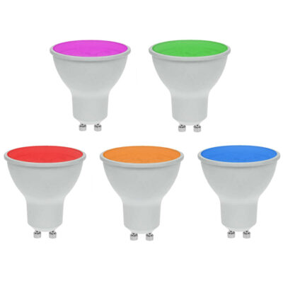 LED Dimmable Coloured GU10 (7w, 120 Degrees, Opaque) PROLITE | Balcan Lighting Supplies