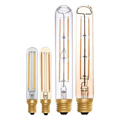 TUBULAR LED Filament Ziko T20 and T30 All Caps All Finishes