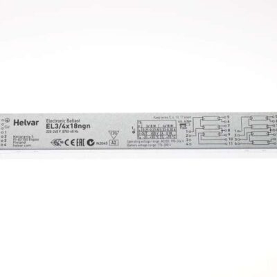Helvar Electronic Ballast T8 EL3/4x18ngn
