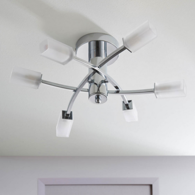 Endon Havana 6lt Semi Flush Ceiling Light