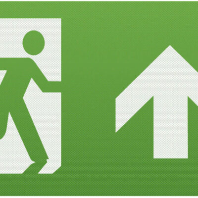 Emergency Fitting LED Exit Signs Knightsbridge