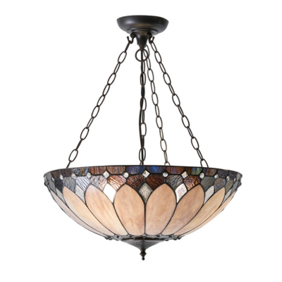 TIFFANY BROOKLYN LARGE INVERTED 3LT PENDANT