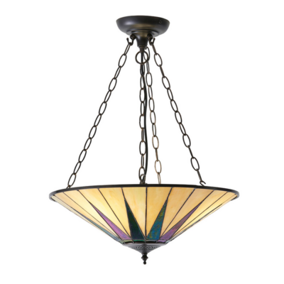 TIFFANY DARK STAR LARGE INVERTED 3LT PENDANT